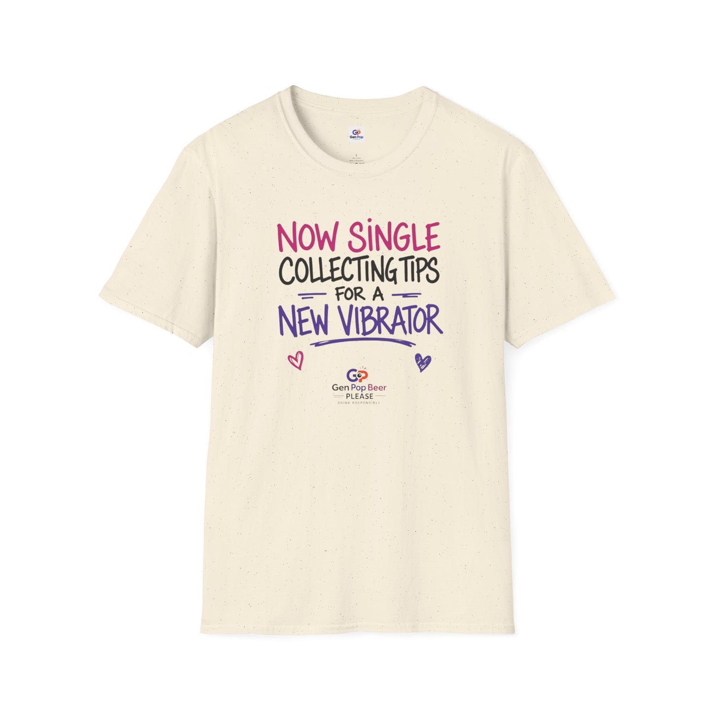 Now Single New Vibrator Unisex Softstyle T-Shirt