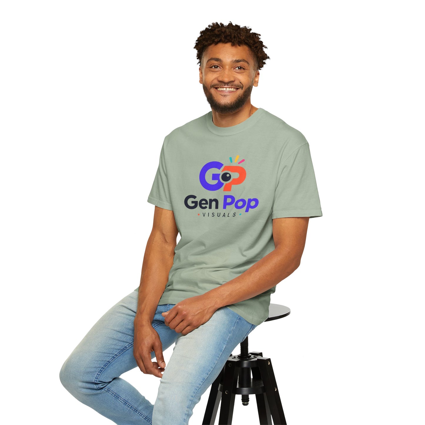 Gen Pop Visuals Unisex Garment-Dyed T-shirt