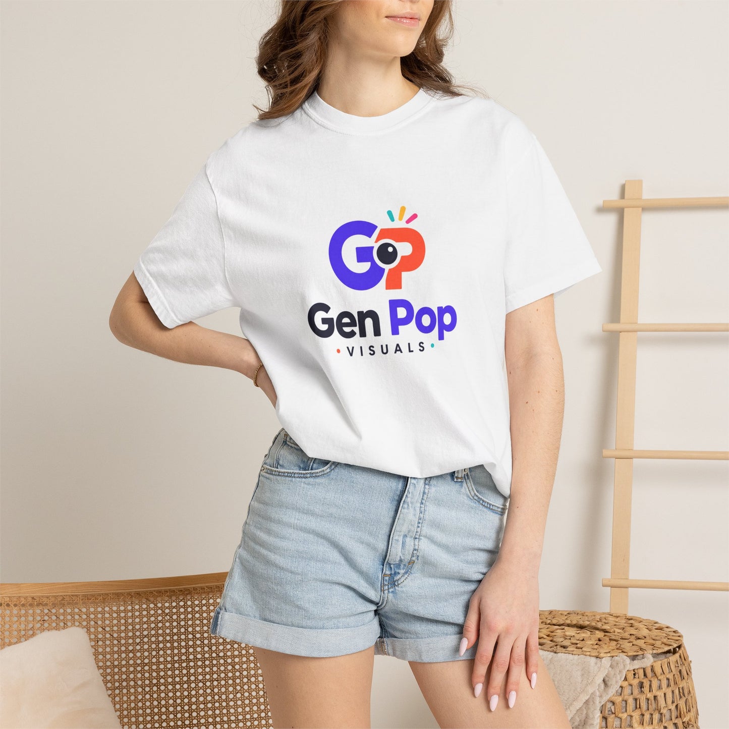 Gen Pop Visuals Unisex Garment-Dyed T-shirt