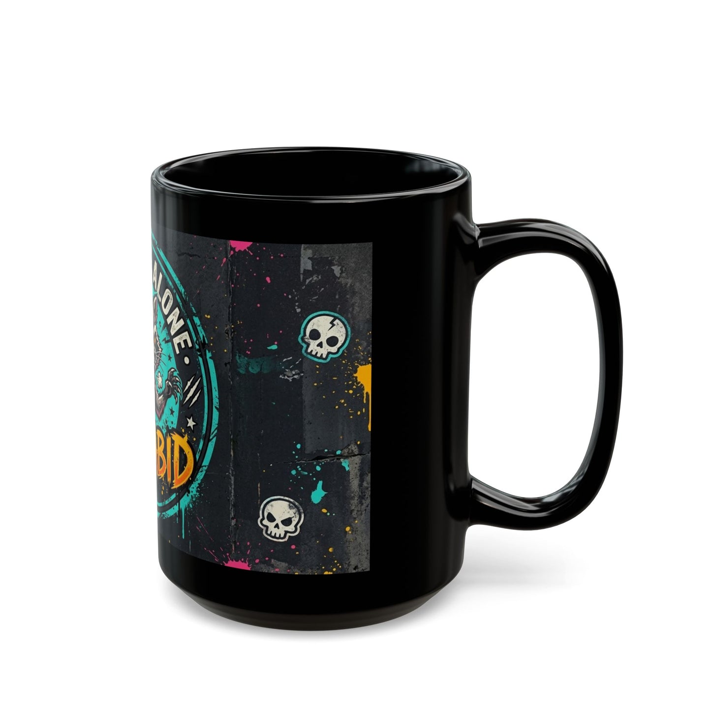 Leave Me Alone Black Mug (11oz, 15oz)