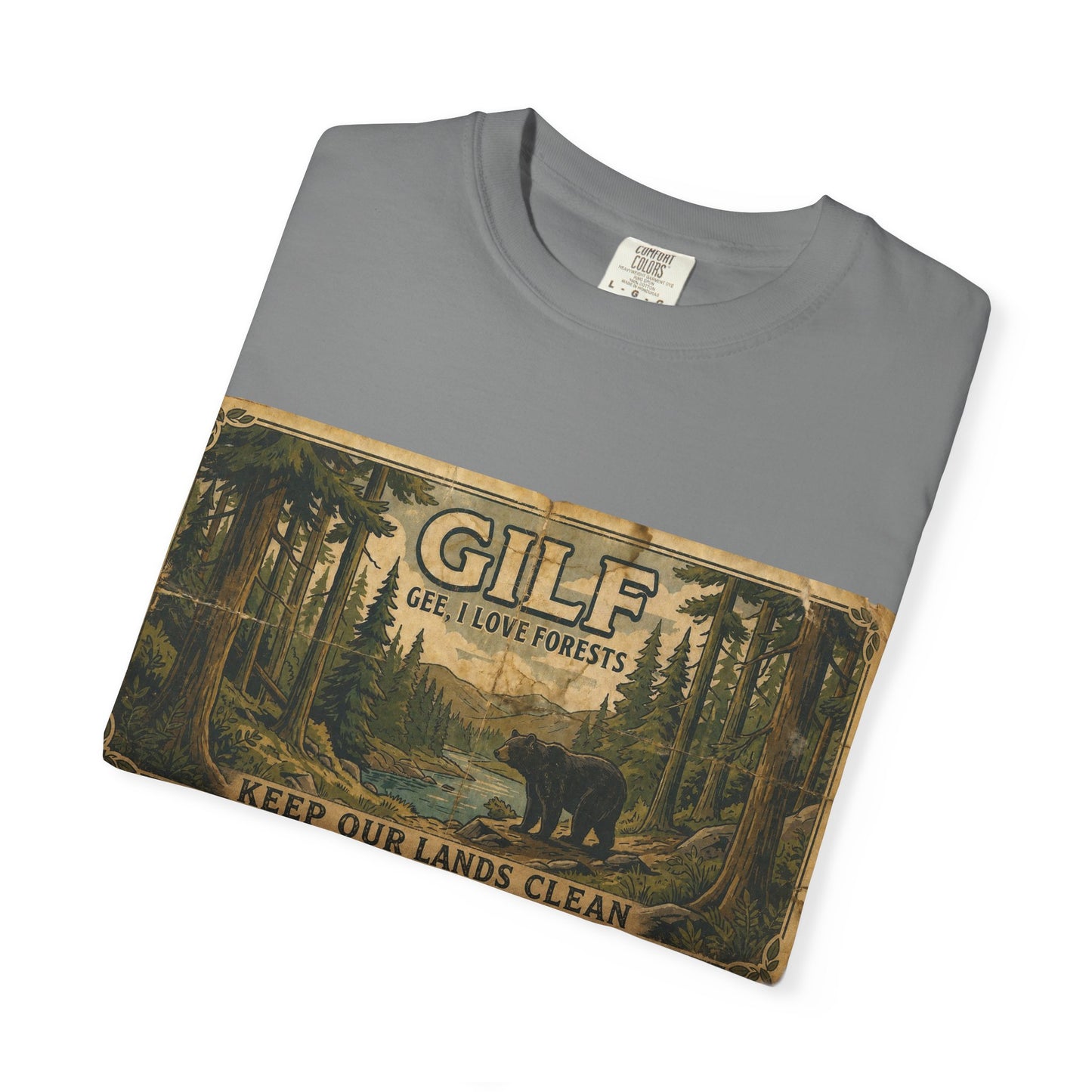 GILF Bear Unisex Garment-Dyed T-shirt