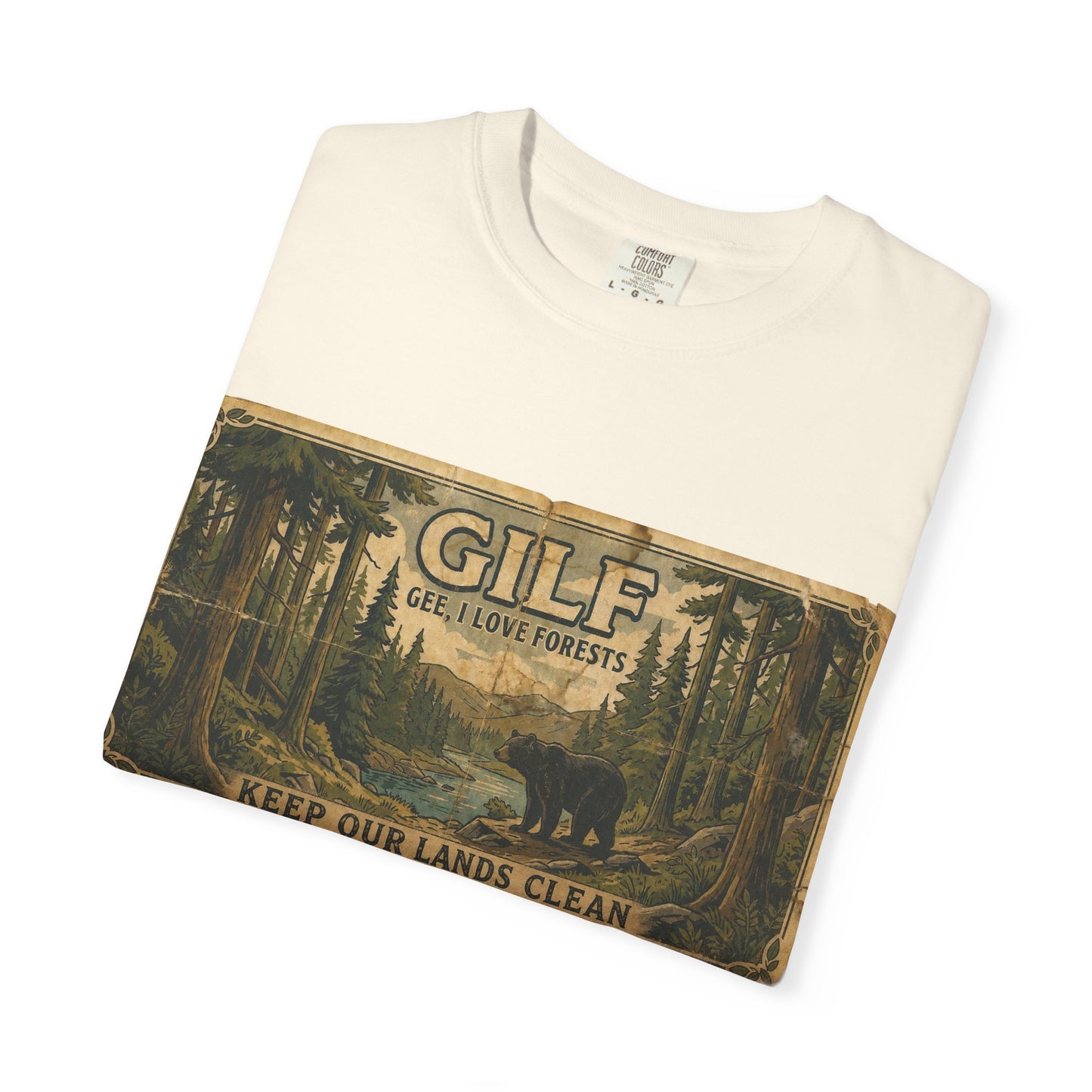 GILF Bear Unisex Garment-Dyed T-shirt
