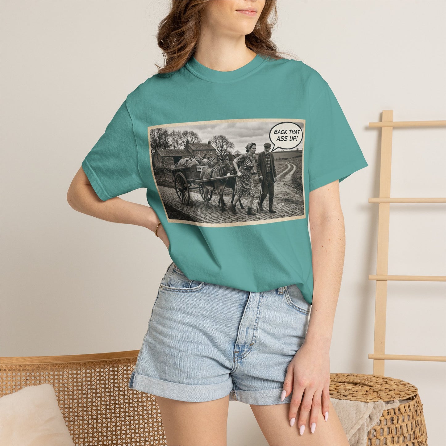 Back that Ass up Unisex Garment-Dyed T-shirt