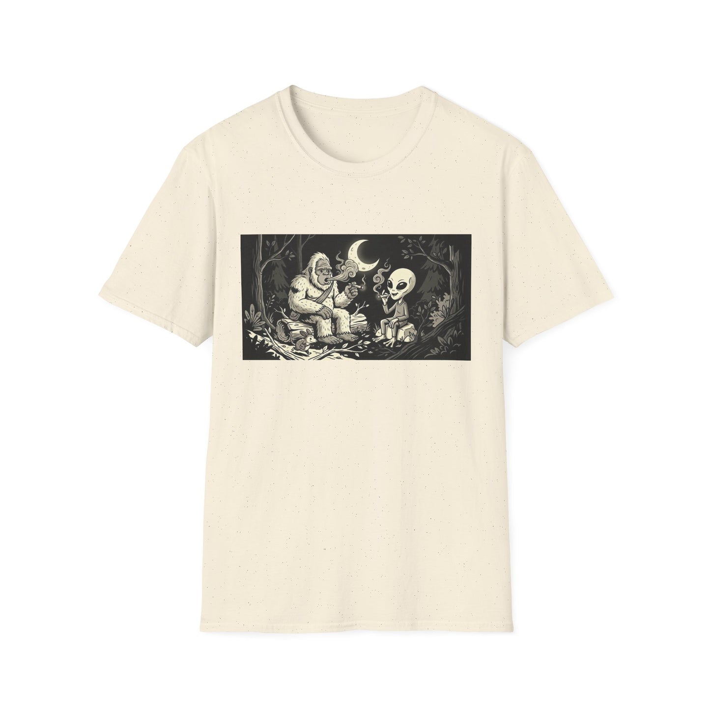 Bigfoot and friends Unisex Softstyle T-Shirt