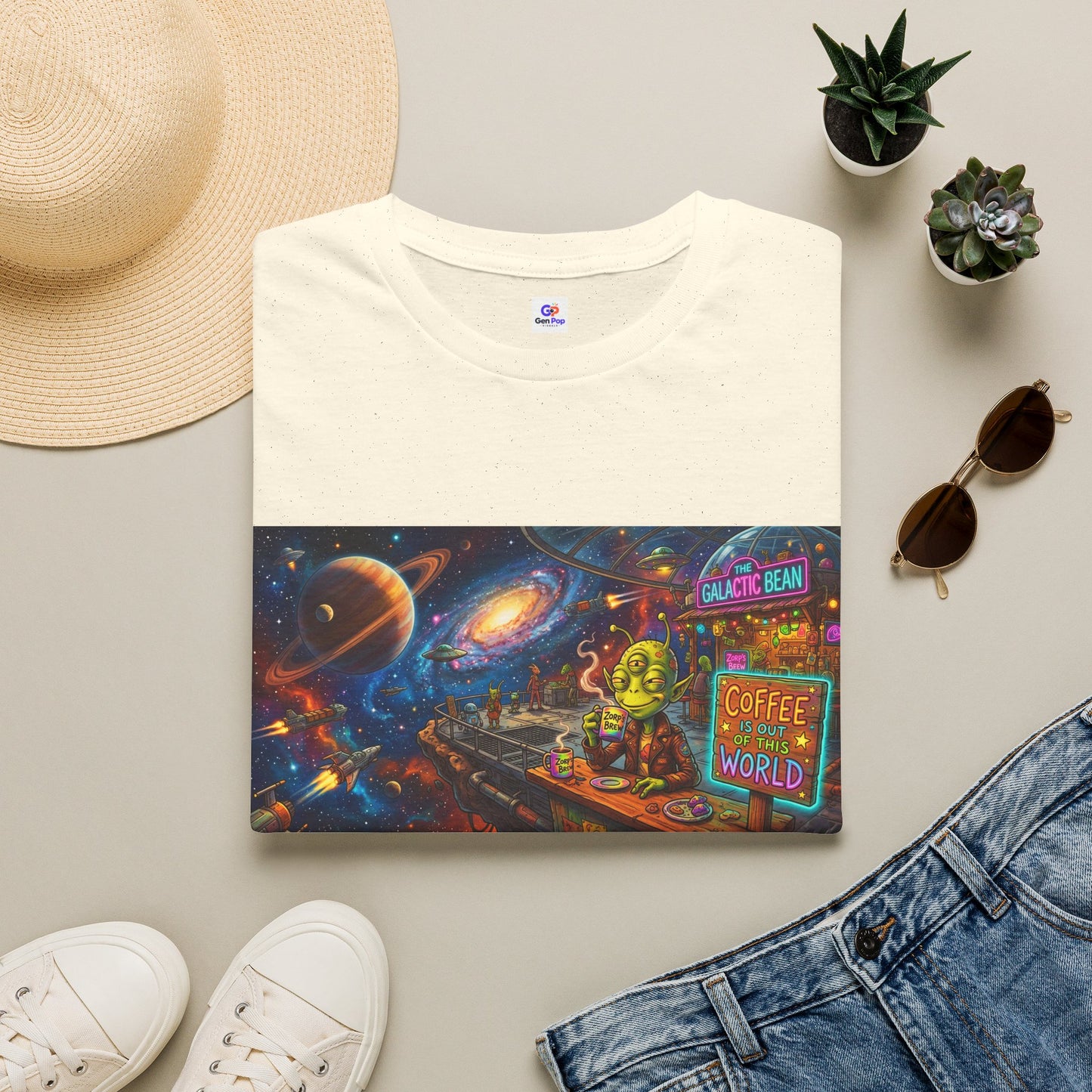 Coffee Is Out of This World Funny Softstyle Tee — Unique Gift for Coffee Lovers