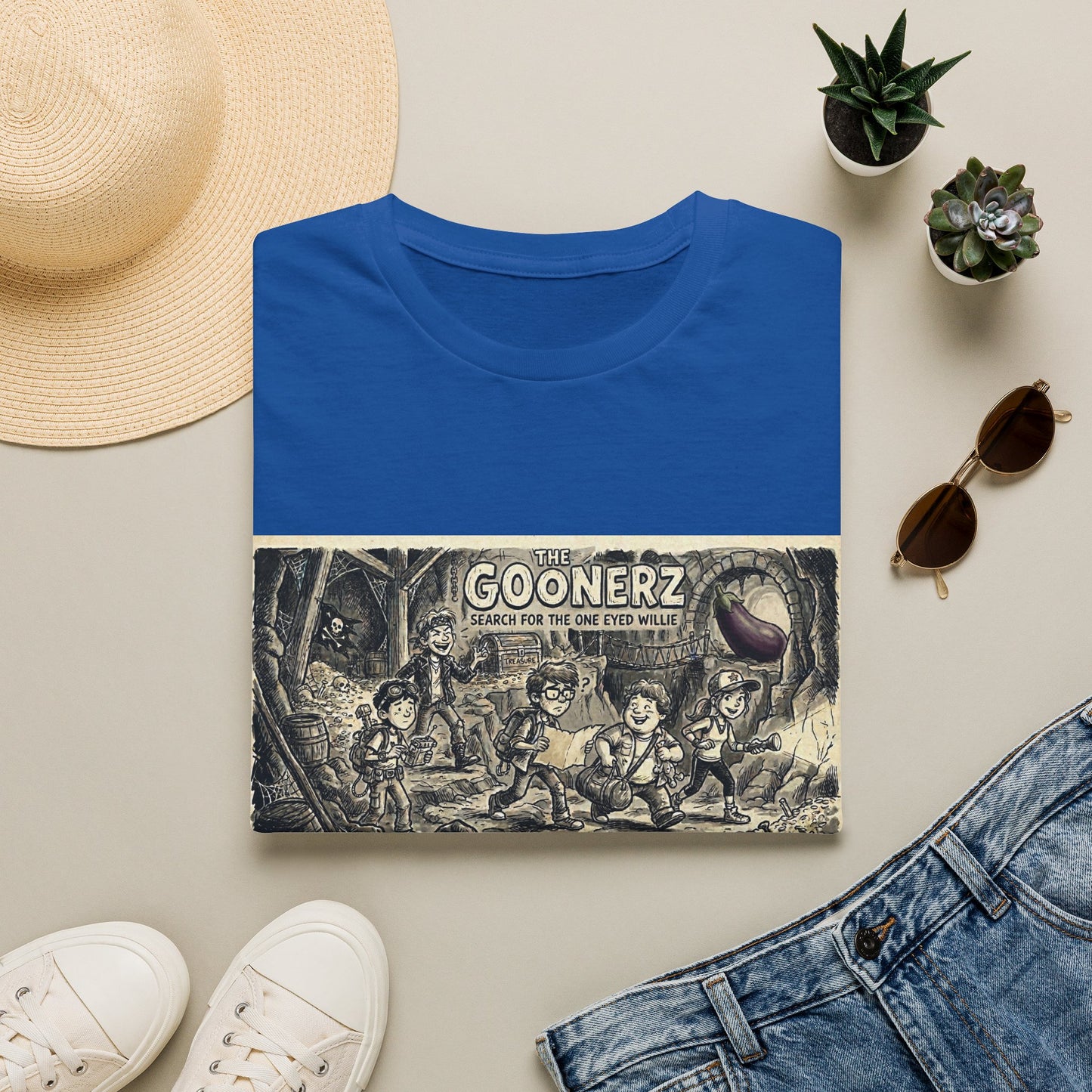 Egg plant adventures Unisex Softstyle T-Shirt