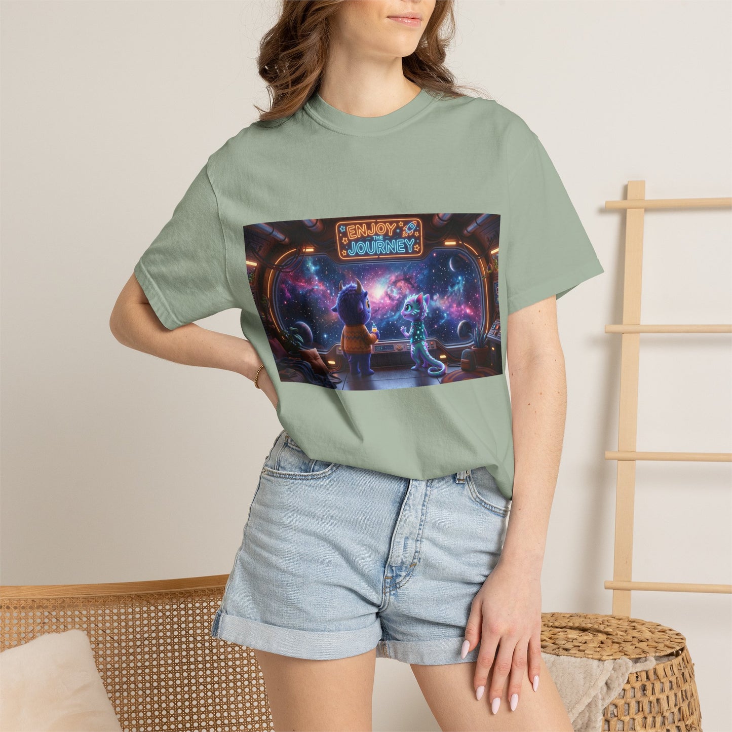 Enjoy the journey Unisex Garment-Dyed T-shirt