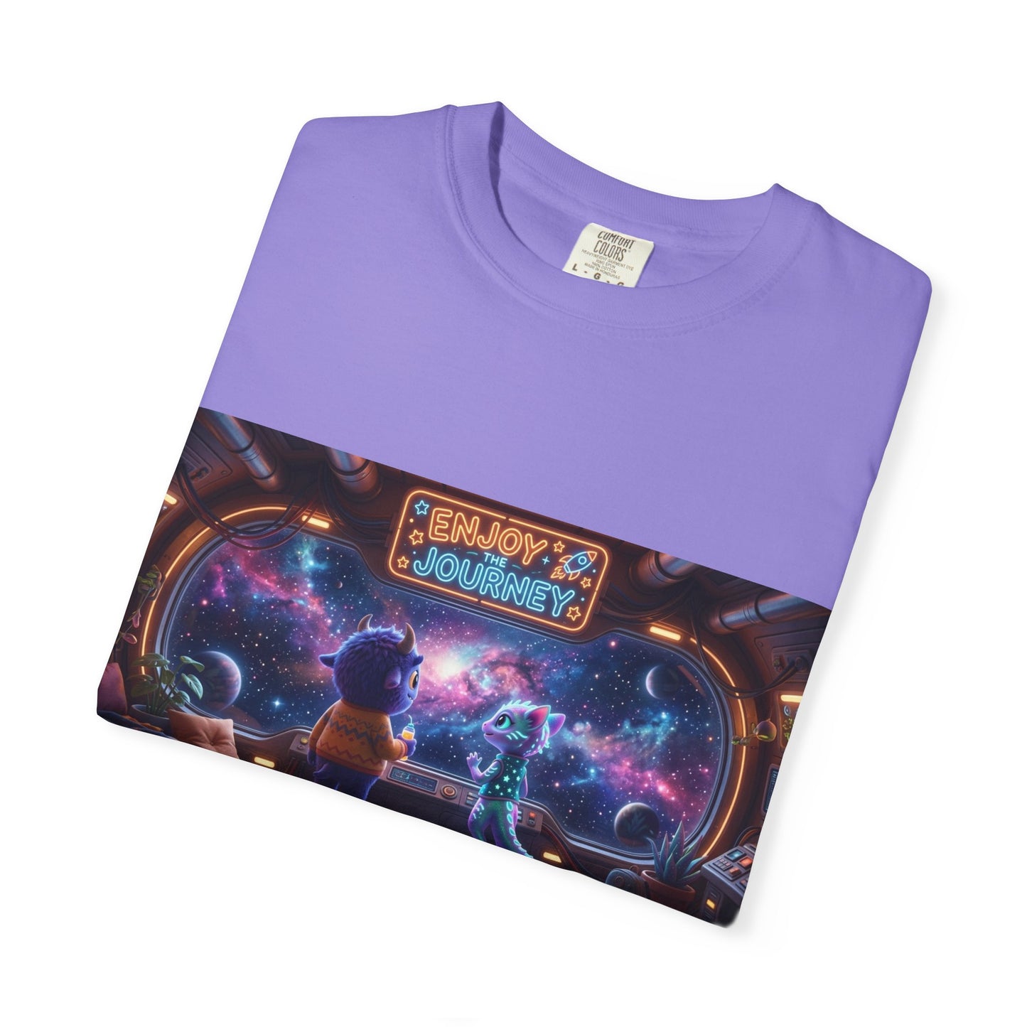 Enjoy the journey Unisex Garment-Dyed T-shirt