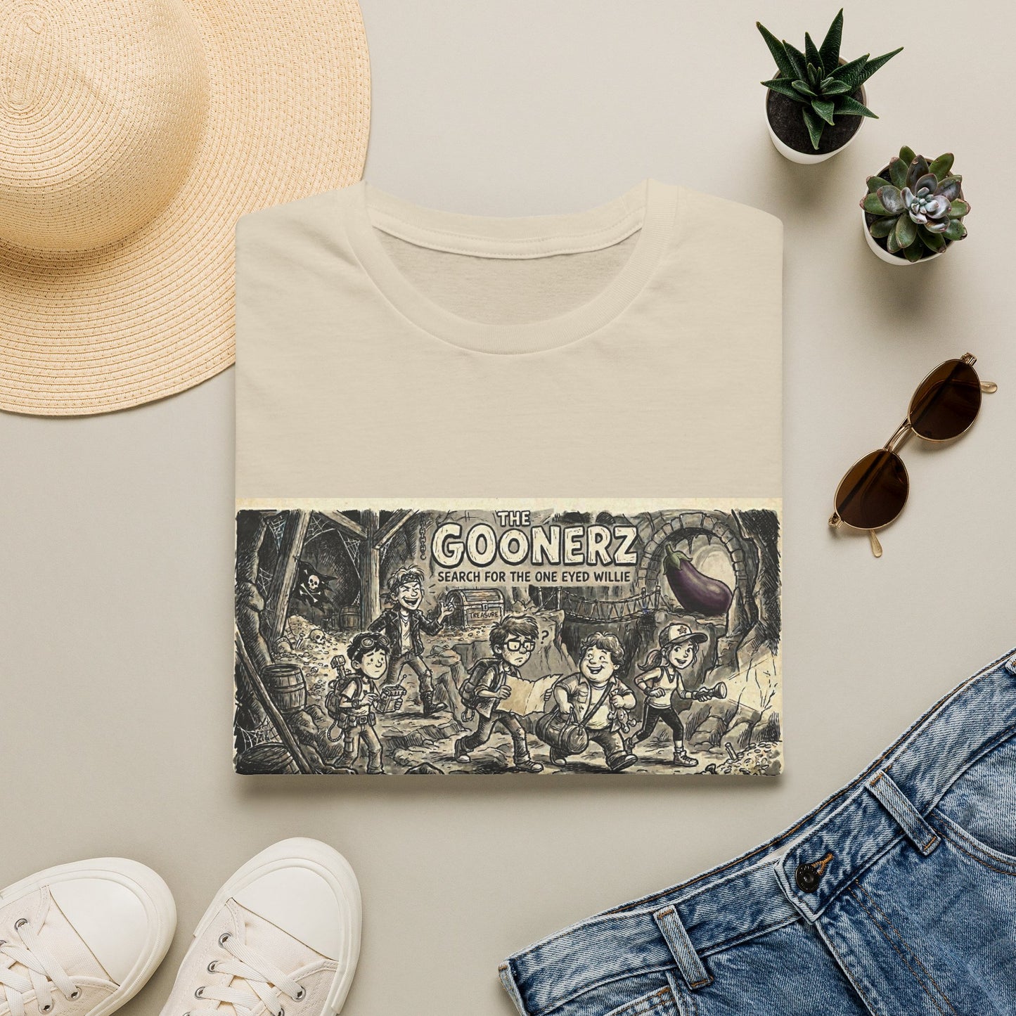 Egg plant adventures Unisex Softstyle T-Shirt