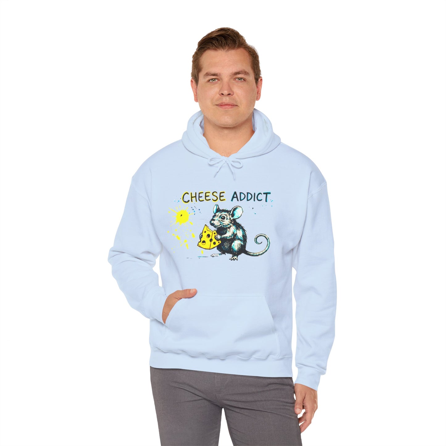 Cheese Addict Unisex Heavy Blend™ Hooded Sweatshirt