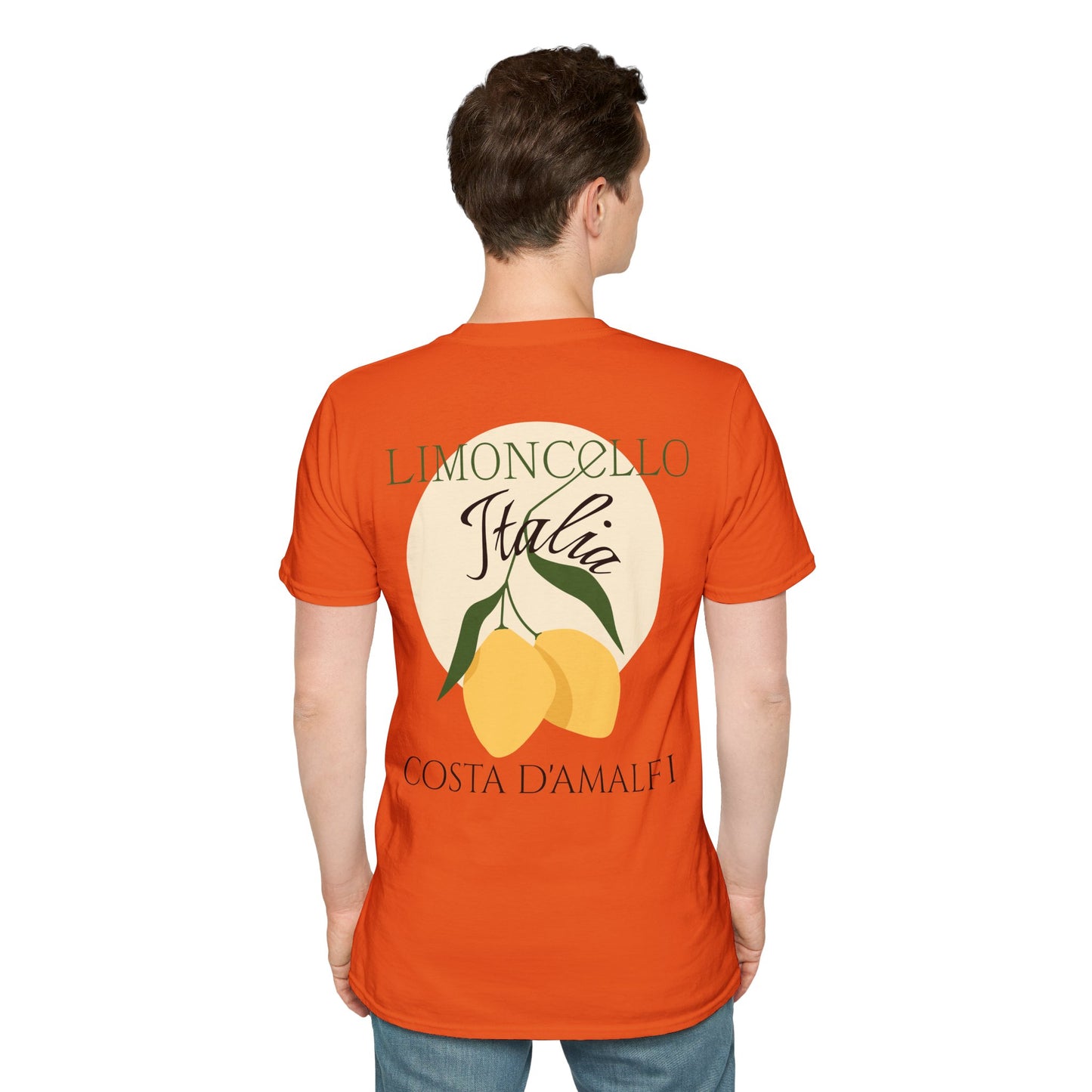 Limoncello Front and Back Graphic Softstyle Tee — Unique Gift for Him or Her