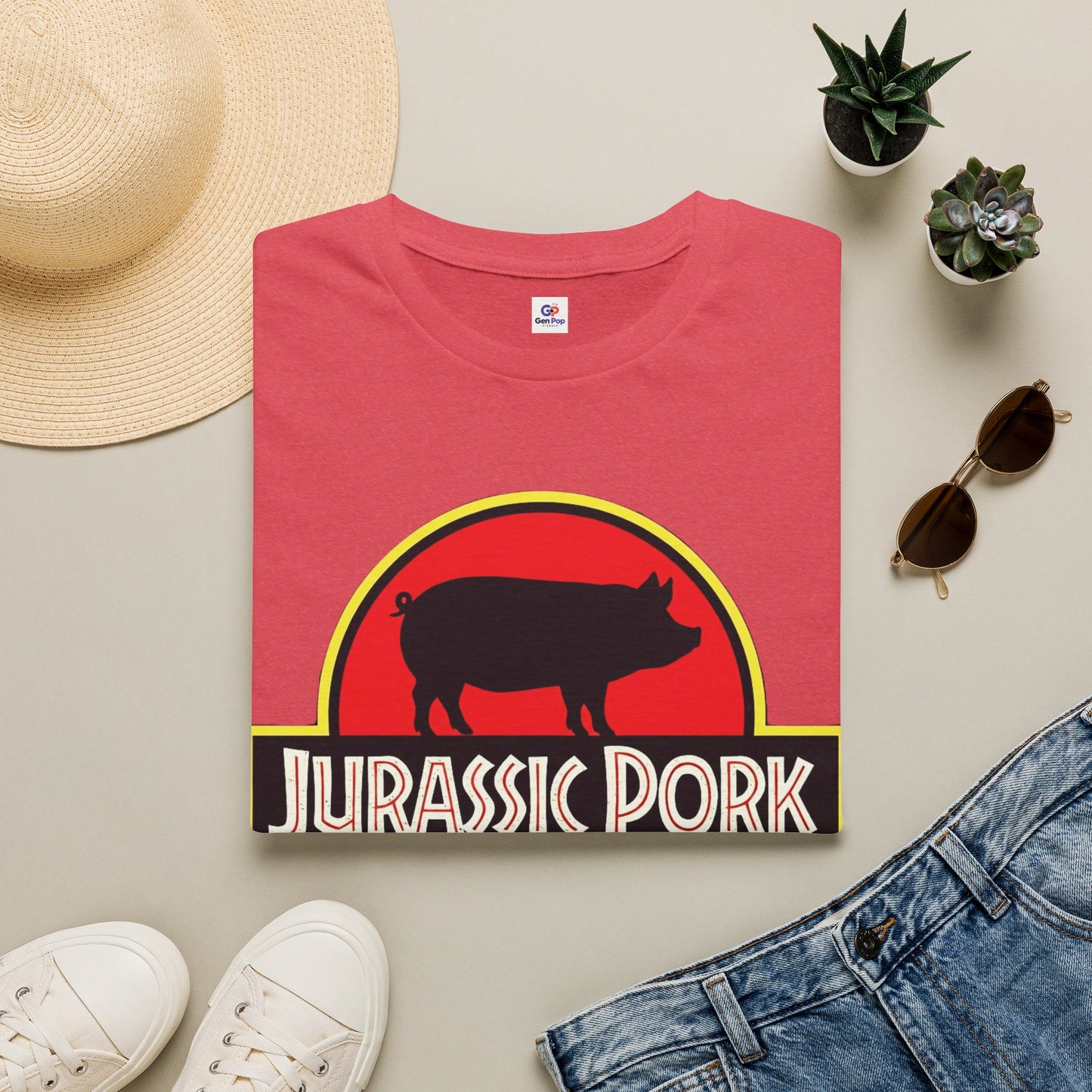 Jurrasic Pork Unisex Softstyle T-Shirt