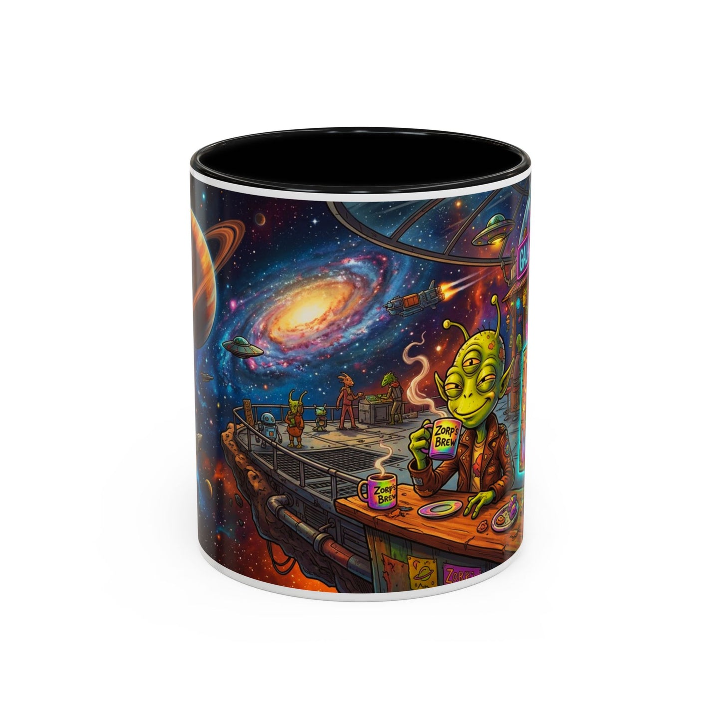 Coffee Is Out of This World Funny Accent Coffee Mug — Unique Gift for Coffee Lovers