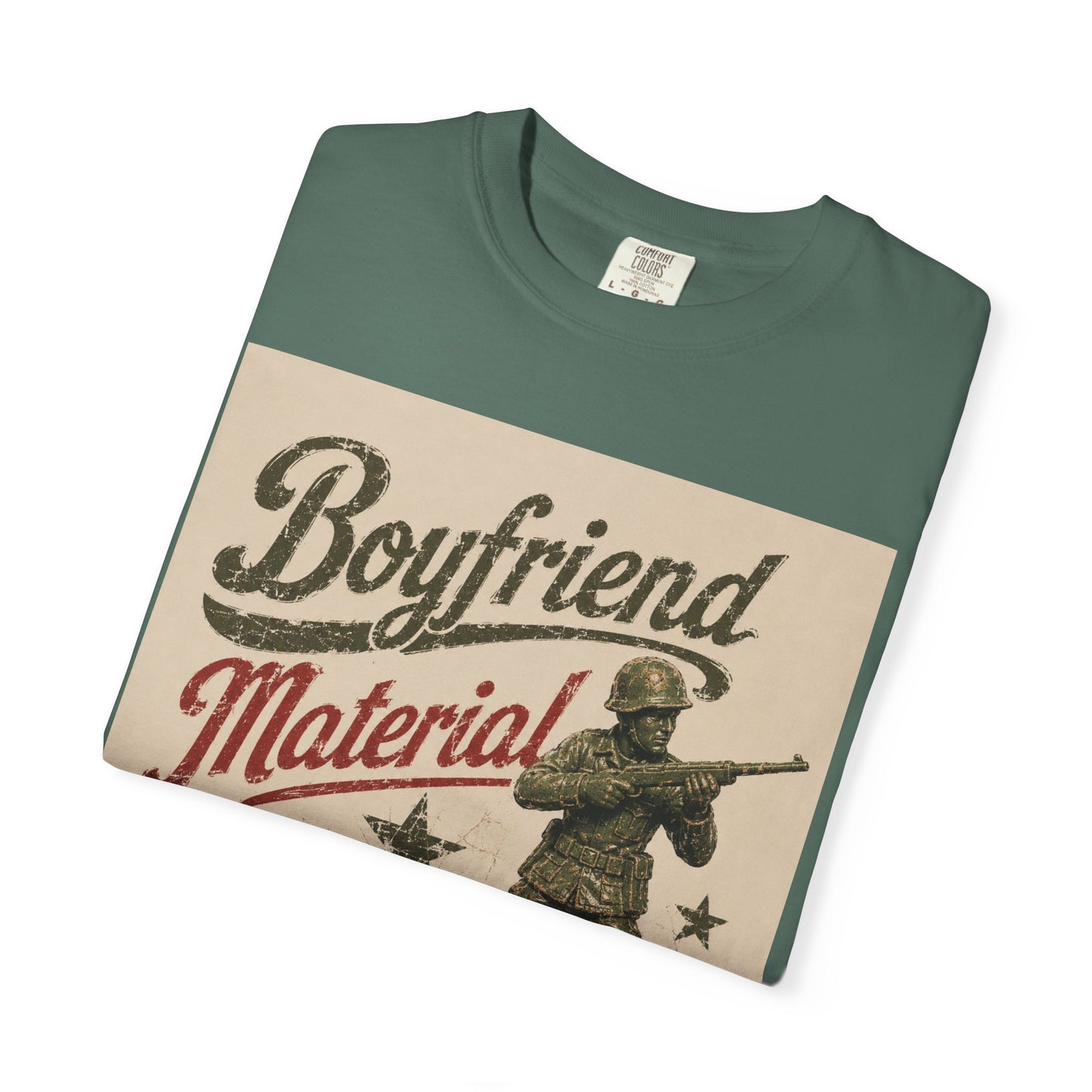 Boyfriend Material Unisex Garment-Dyed T-shirt