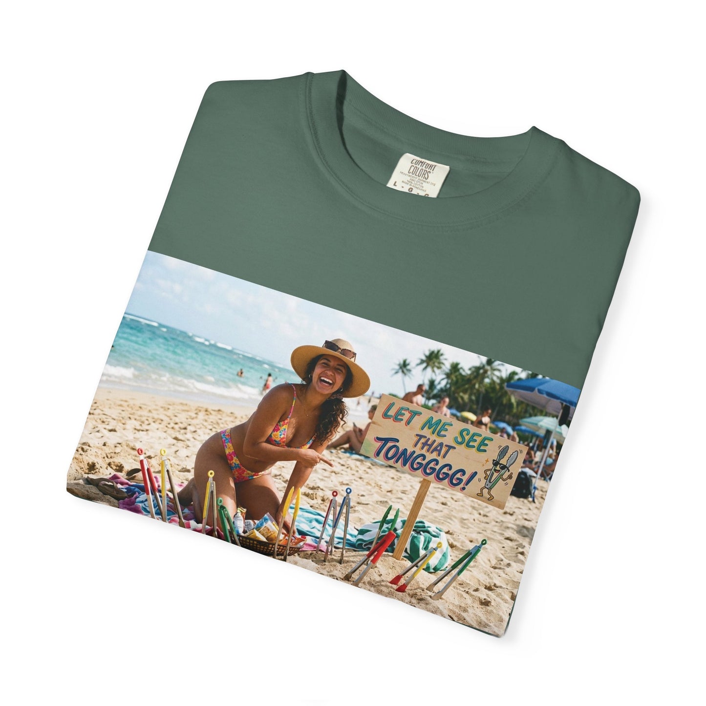 Let me see that tong Unisex Garment-Dyed T-shirt