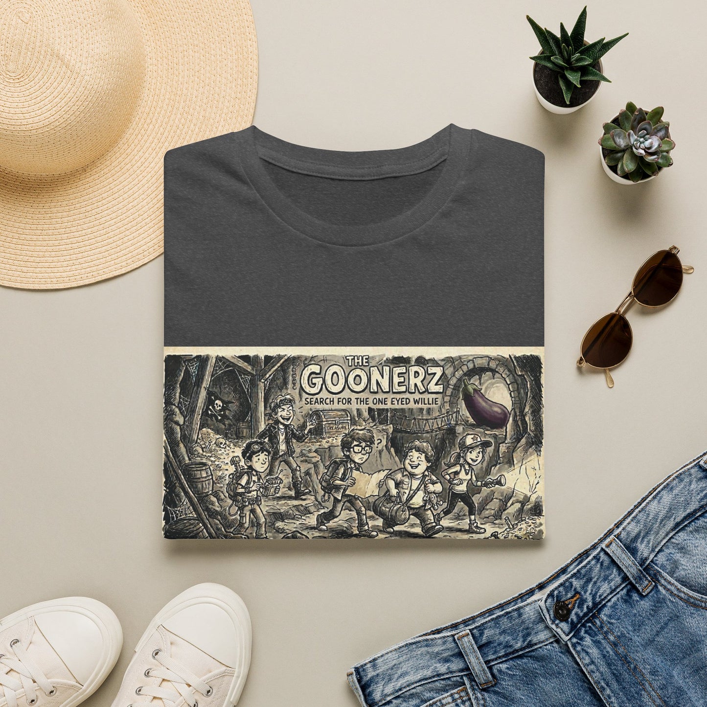 Egg plant adventures Unisex Softstyle T-Shirt