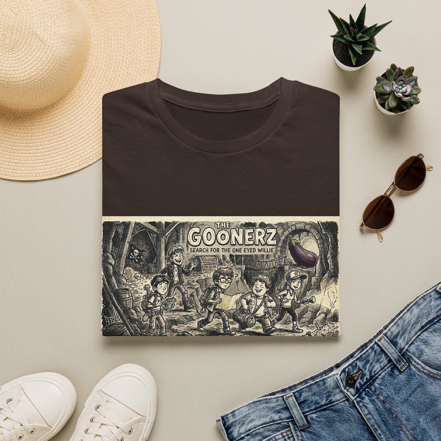 Egg plant adventures Unisex Softstyle T-Shirt