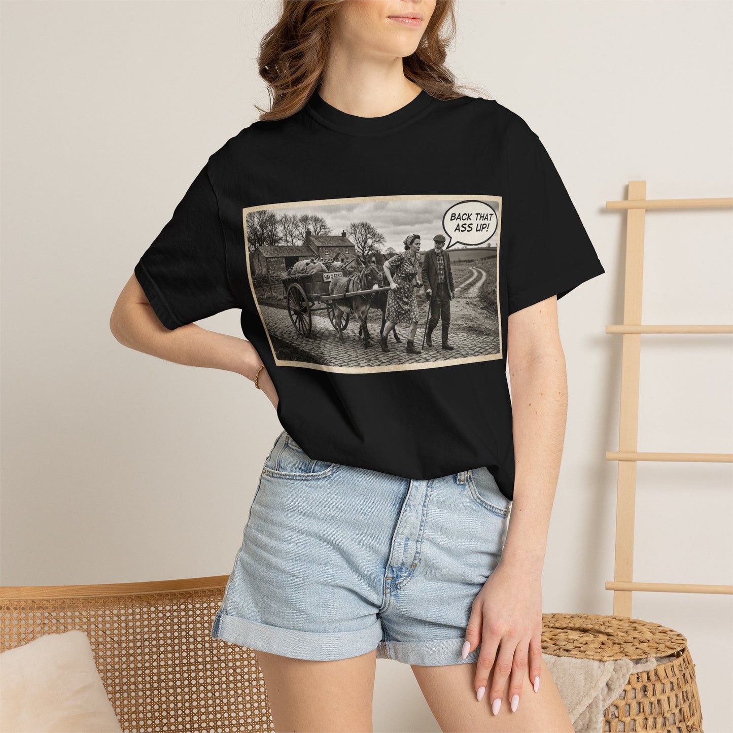 Back that Ass up Unisex Garment-Dyed T-shirt