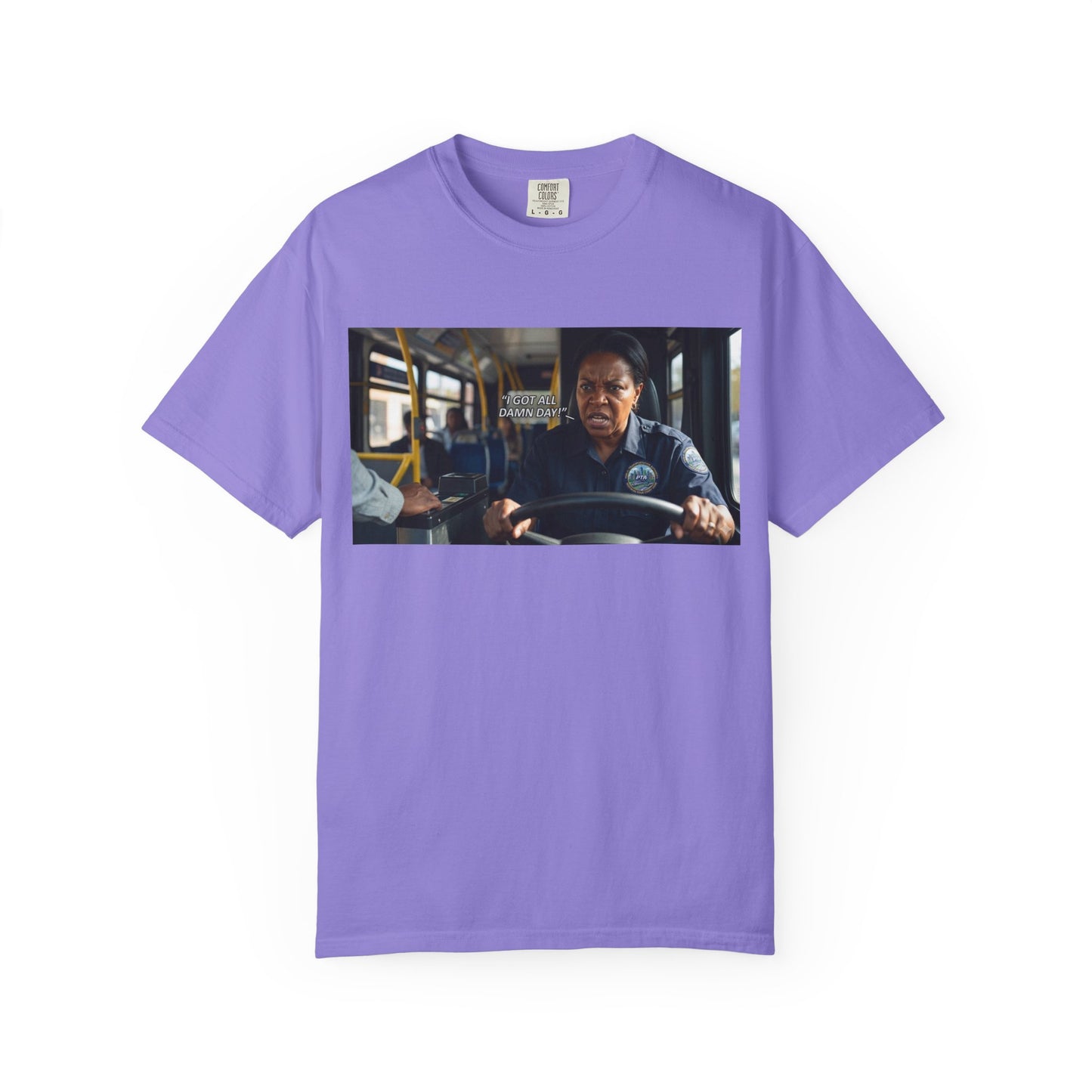 Having a Bad Day Funny Mood Garment-Dyed T-Shirt — Relatable Gift Idea