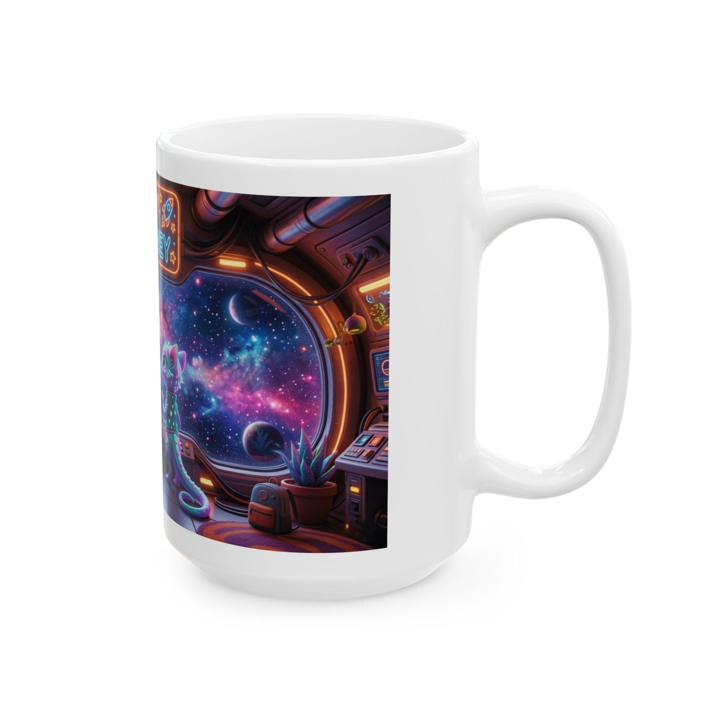Enjoy the Journey Motivational Ceramic Mug — Unique Gift for Him or Her