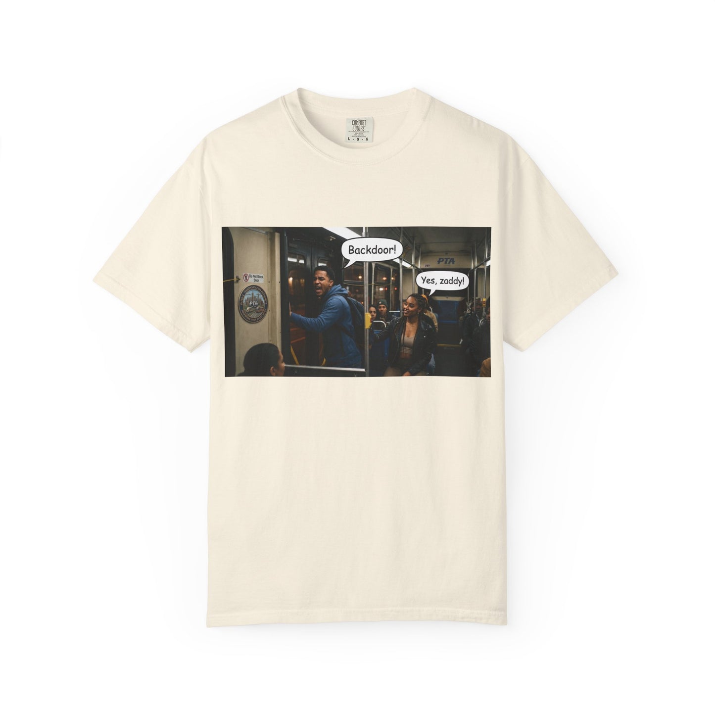 Backdoor Unisex Garment-Dyed T-shirt