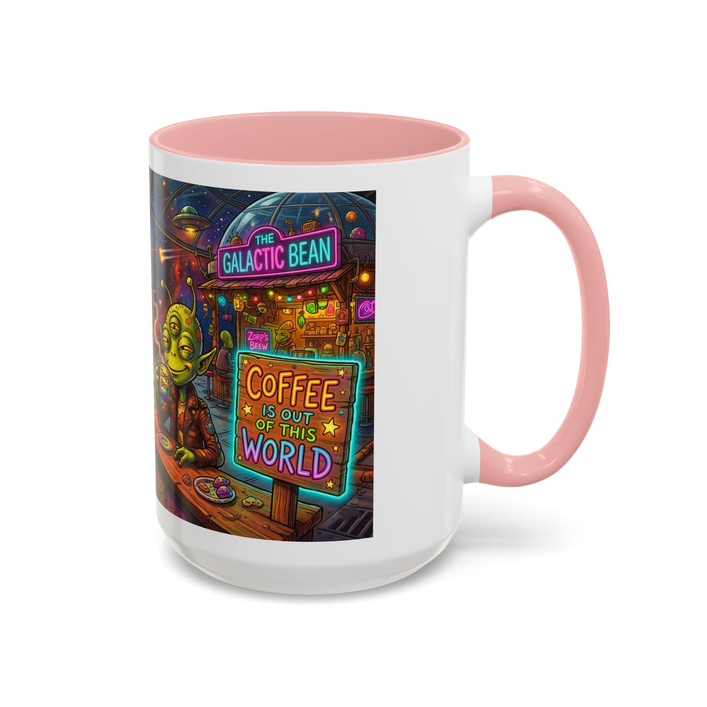 Coffee Is Out of This World Funny Accent Coffee Mug — Unique Gift for Coffee Lovers