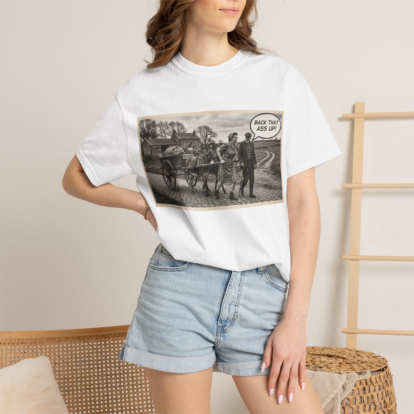 Back that Ass up Unisex Garment-Dyed T-shirt