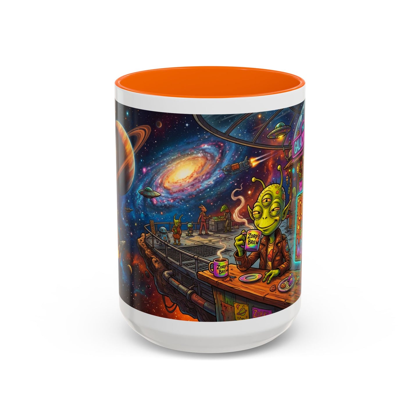 Coffee Is Out of This World Funny Accent Coffee Mug — Unique Gift for Coffee Lovers