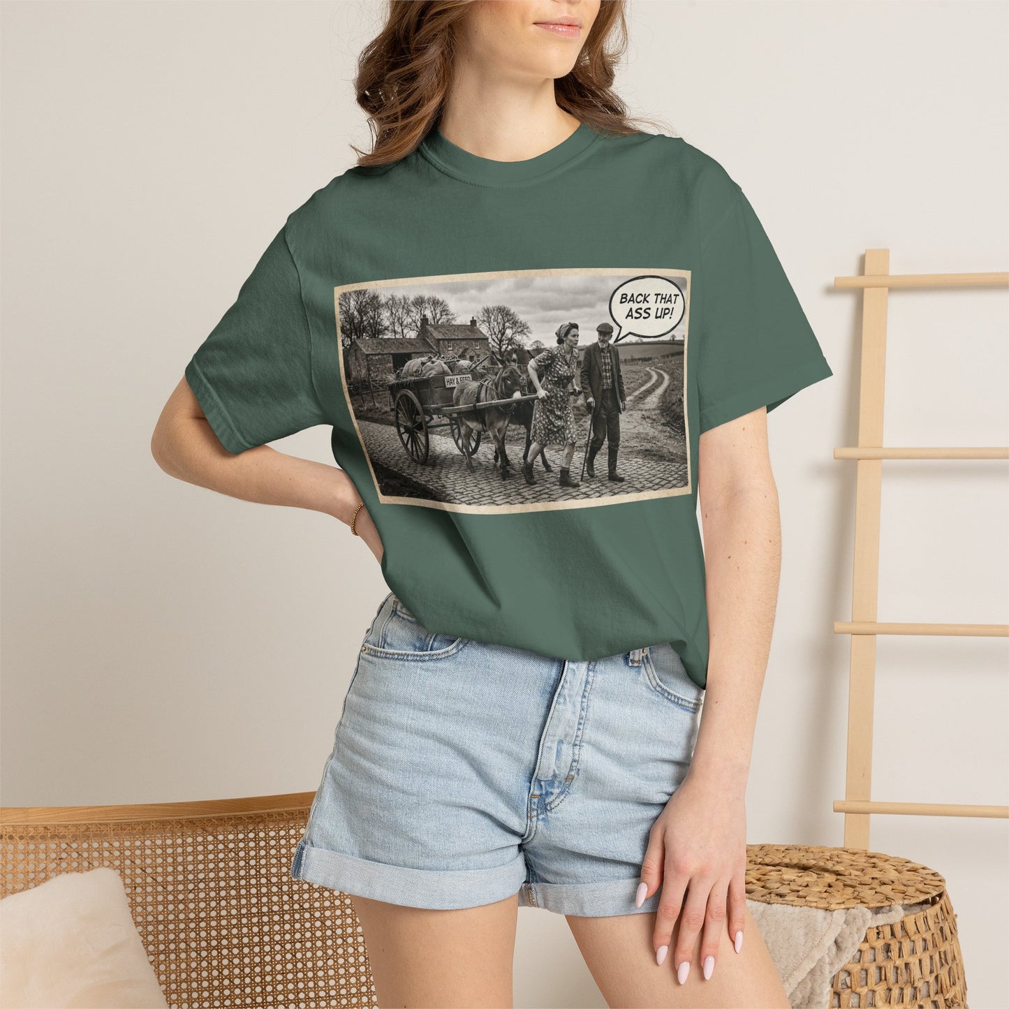 Back that Ass up Unisex Garment-Dyed T-shirt