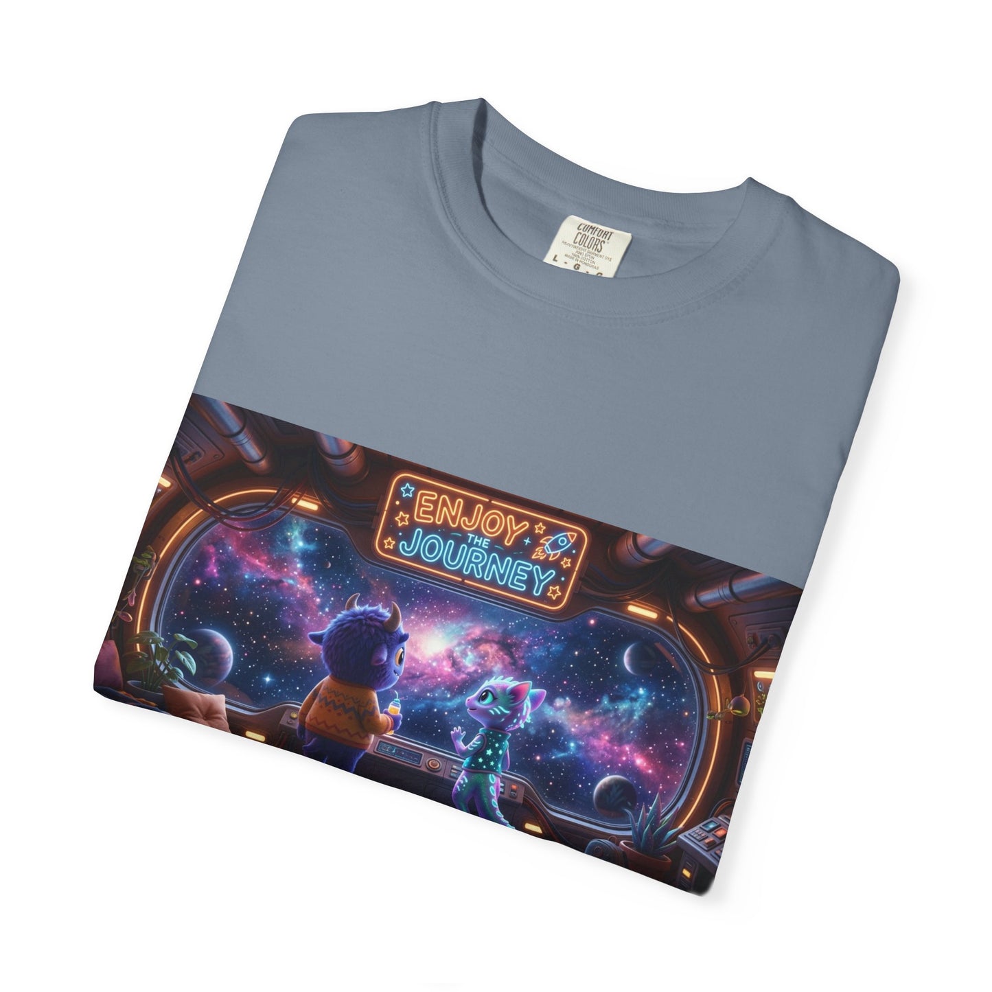 Enjoy the journey Unisex Garment-Dyed T-shirt