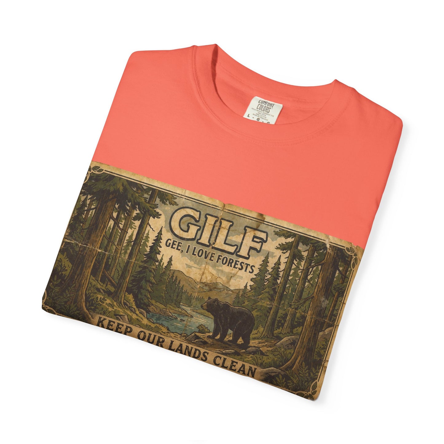 GILF Bear Unisex Garment-Dyed T-shirt