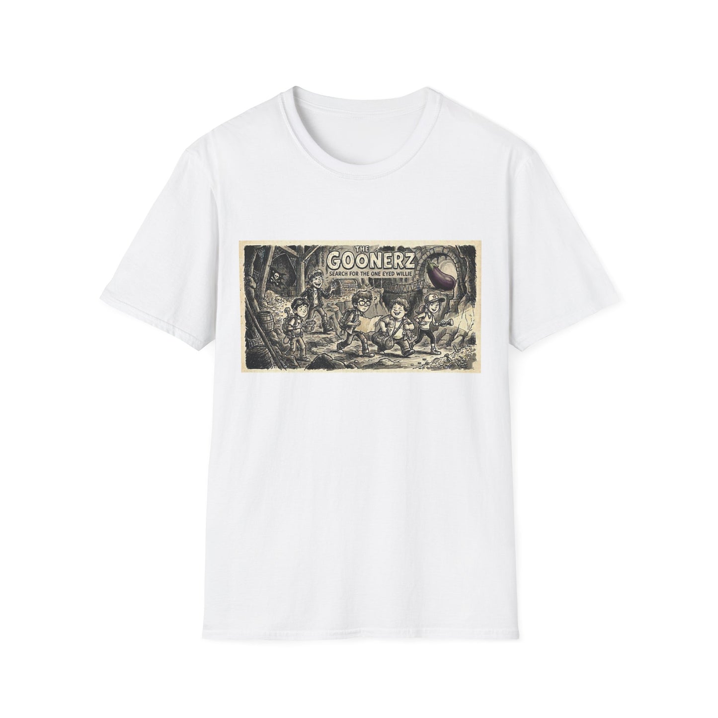 Egg plant adventures Unisex Softstyle T-Shirt