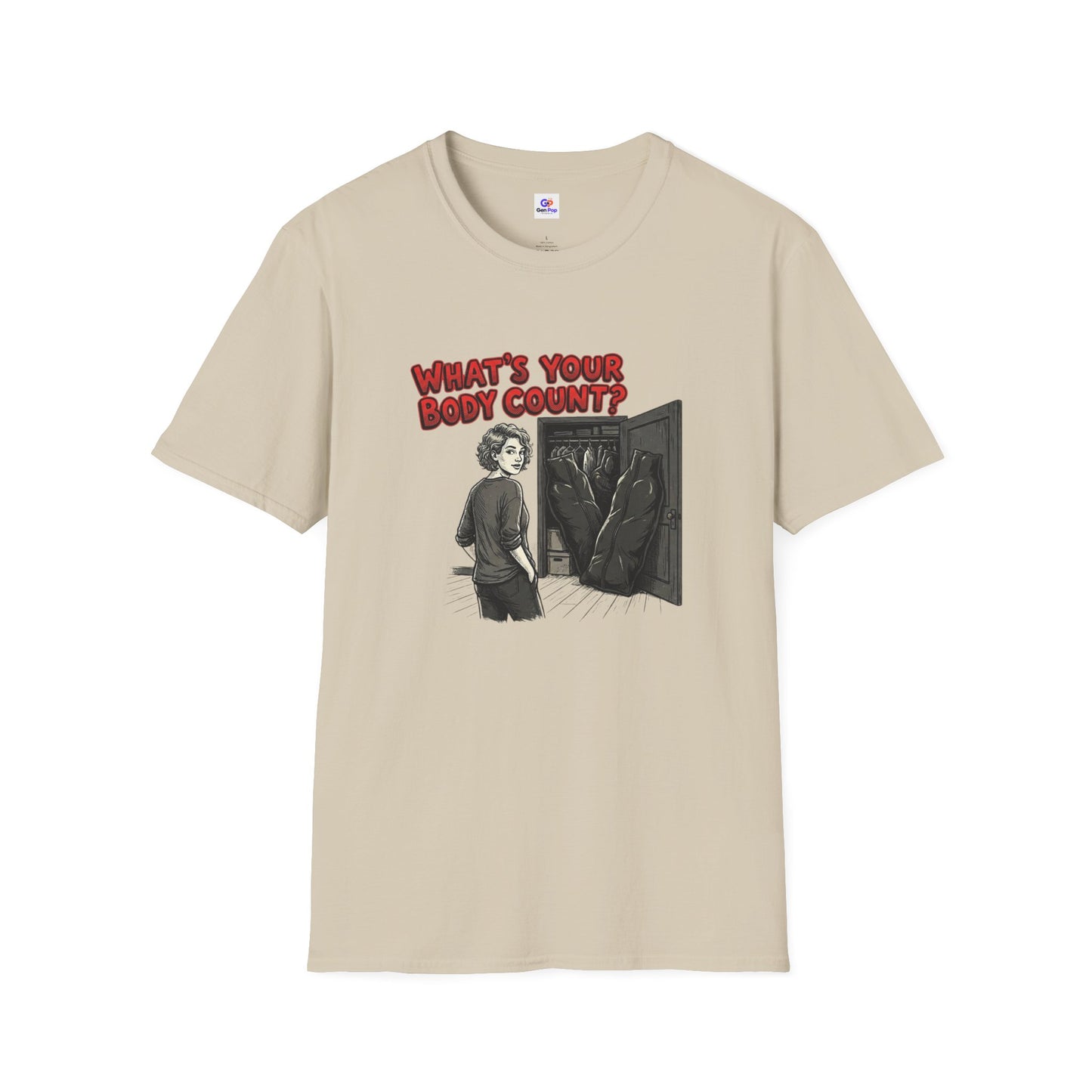 Body Count Funny Adult Humor Softstyle Tee — Gag Gift for Him or Her