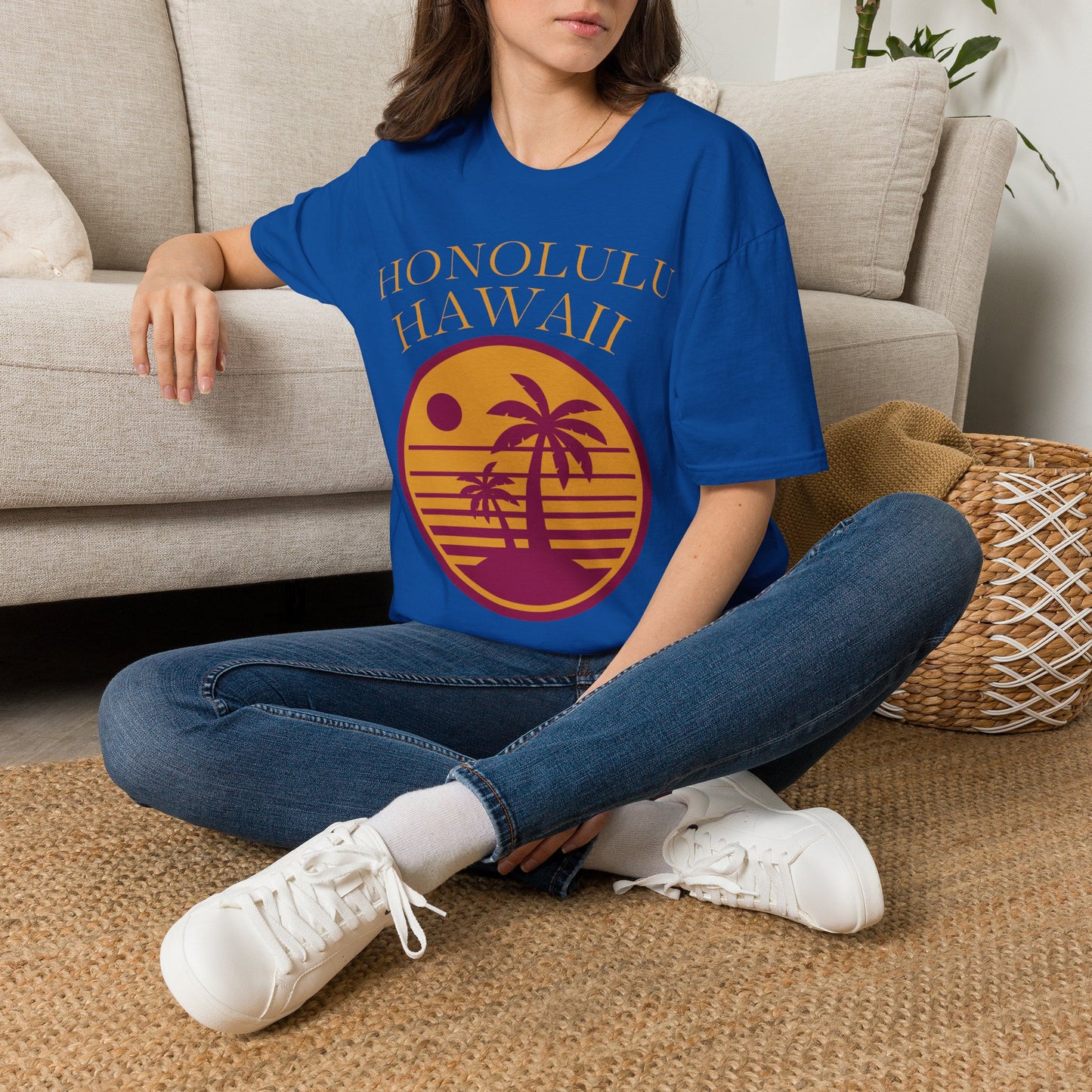 Hawaii Graphic Softstyle Tee — Unique Vacation Gift