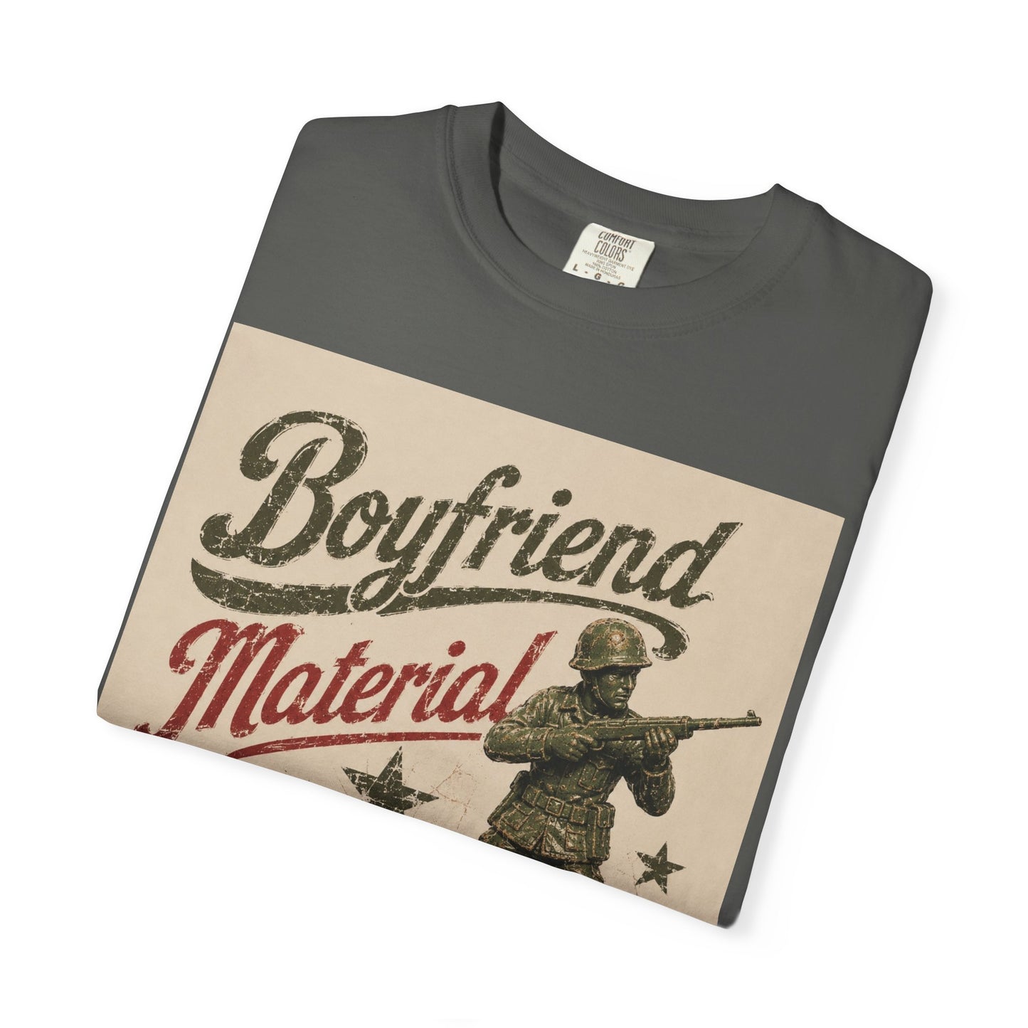 Boyfriend Material Unisex Garment-Dyed T-shirt