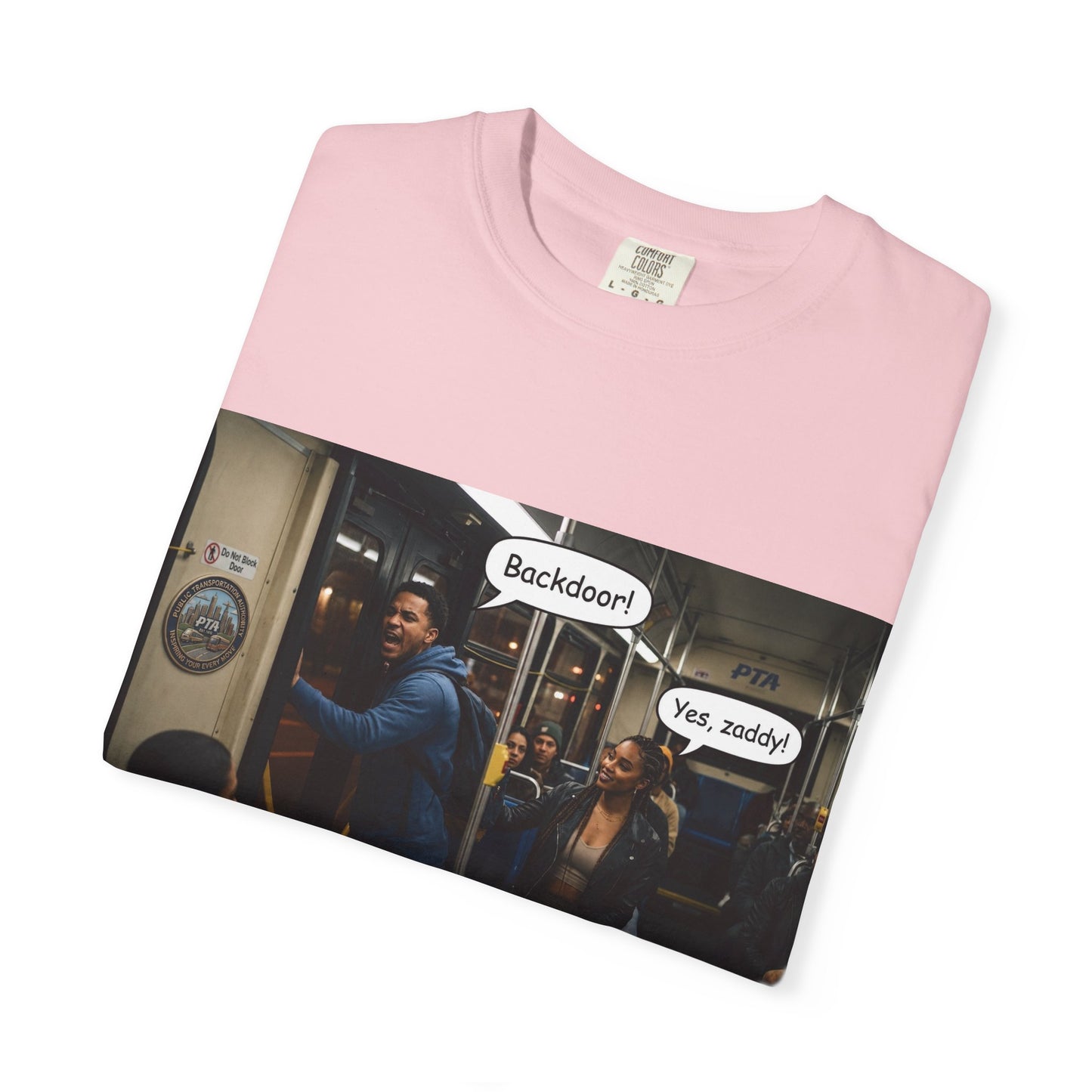 Backdoor Unisex Garment-Dyed T-shirt