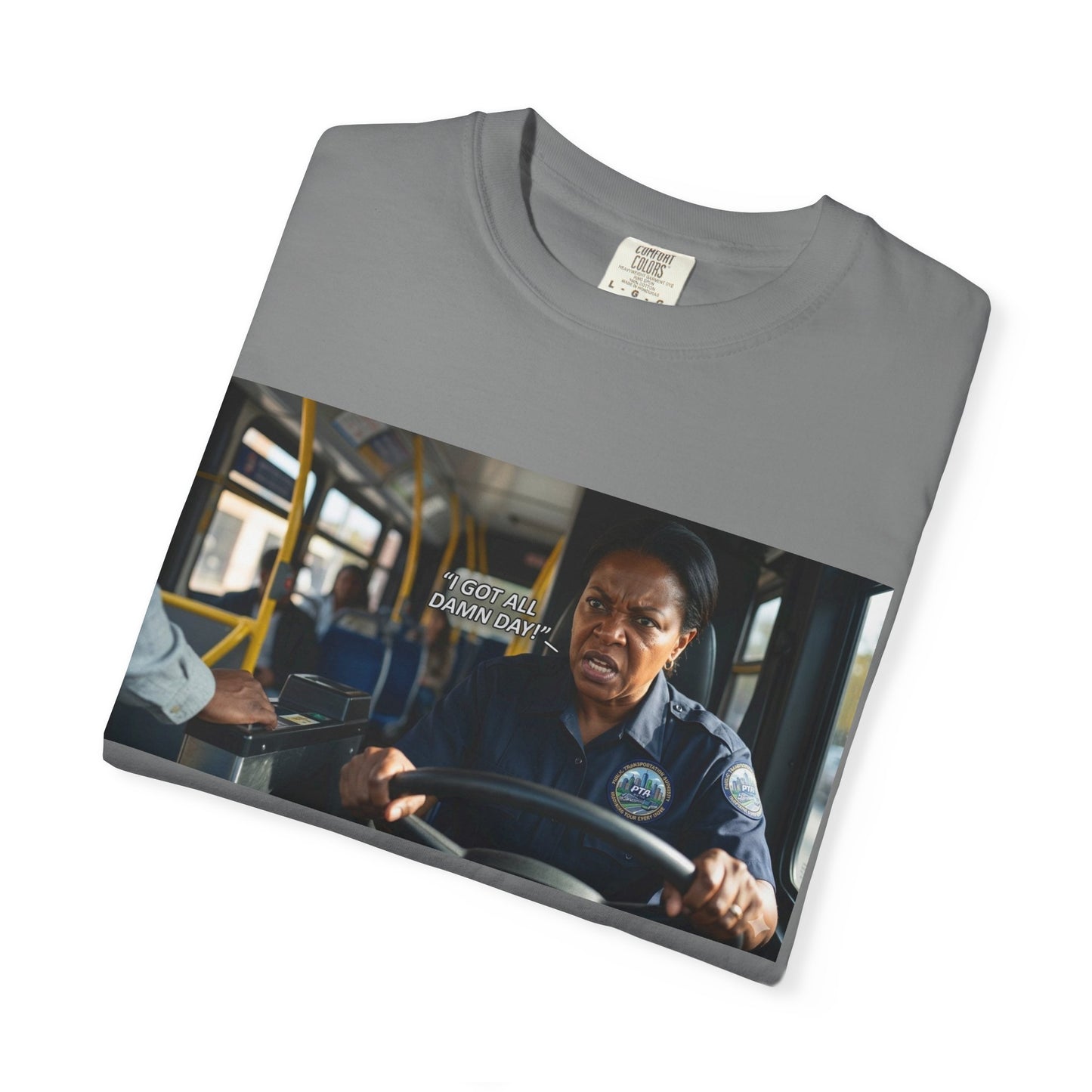 Having a Bad Day Funny Mood Garment-Dyed T-Shirt — Relatable Gift Idea