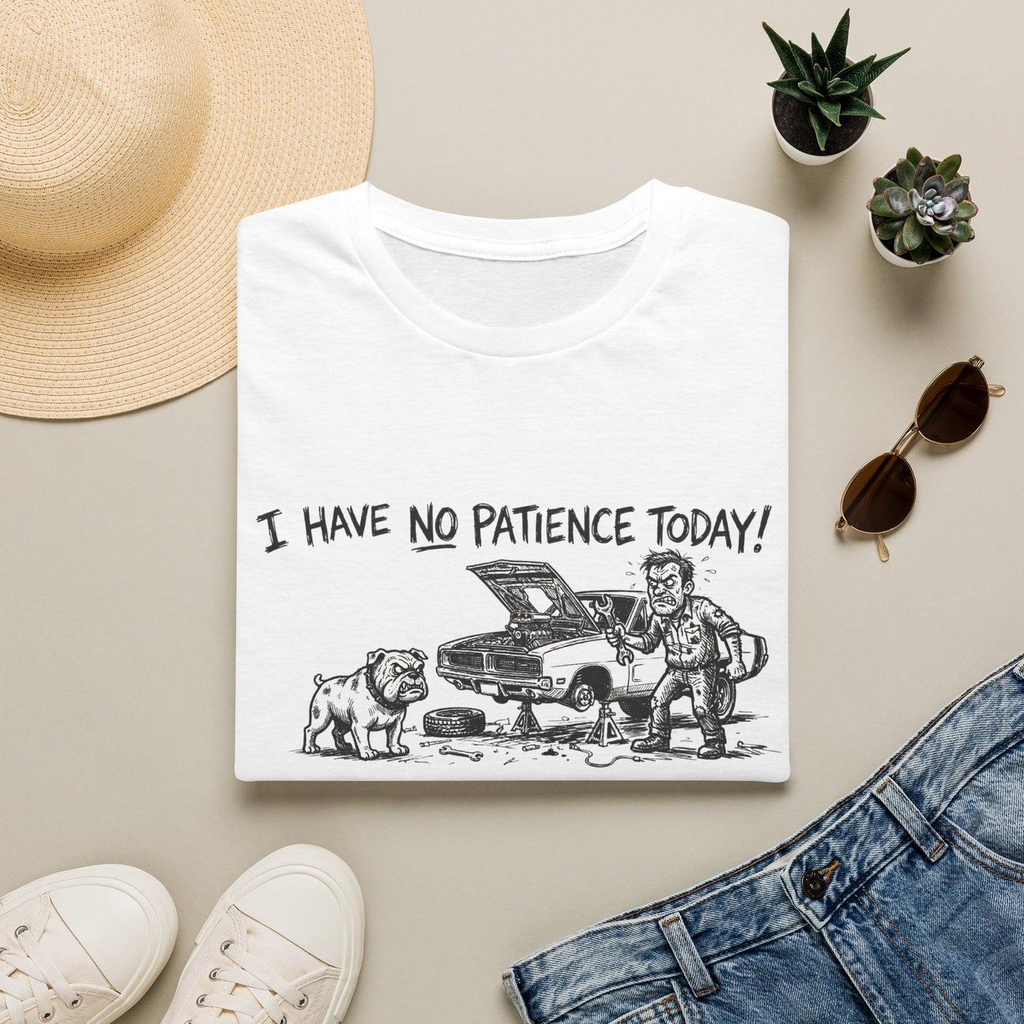 I have no patience today Unisex Softstyle T-Shirt
