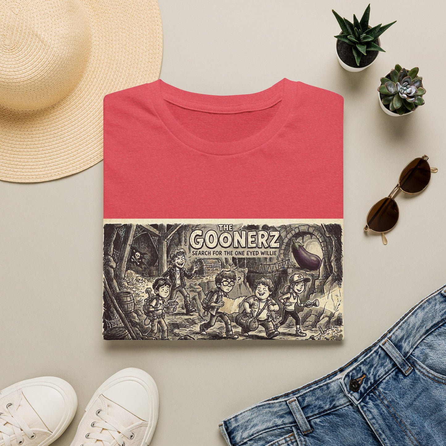 Egg plant adventures Unisex Softstyle T-Shirt