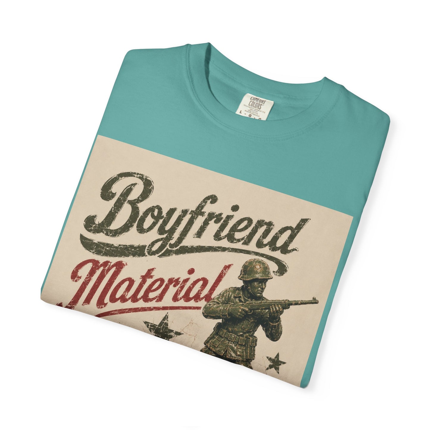 Boyfriend Material Unisex Garment-Dyed T-shirt