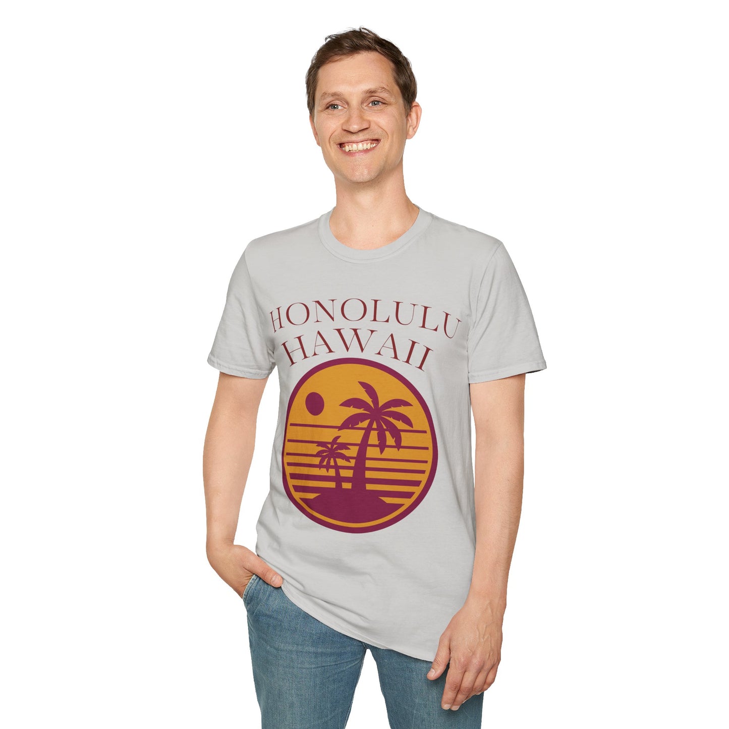 Hawaii Graphic Softstyle Tee — Unique Vacation Gift