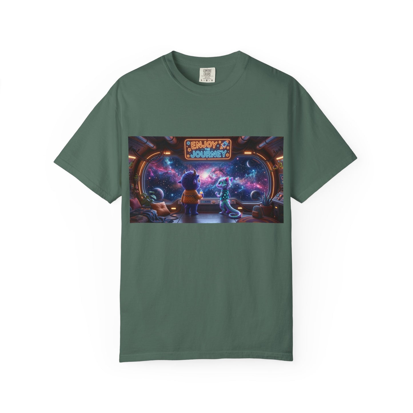 Enjoy the journey Unisex Garment-Dyed T-shirt