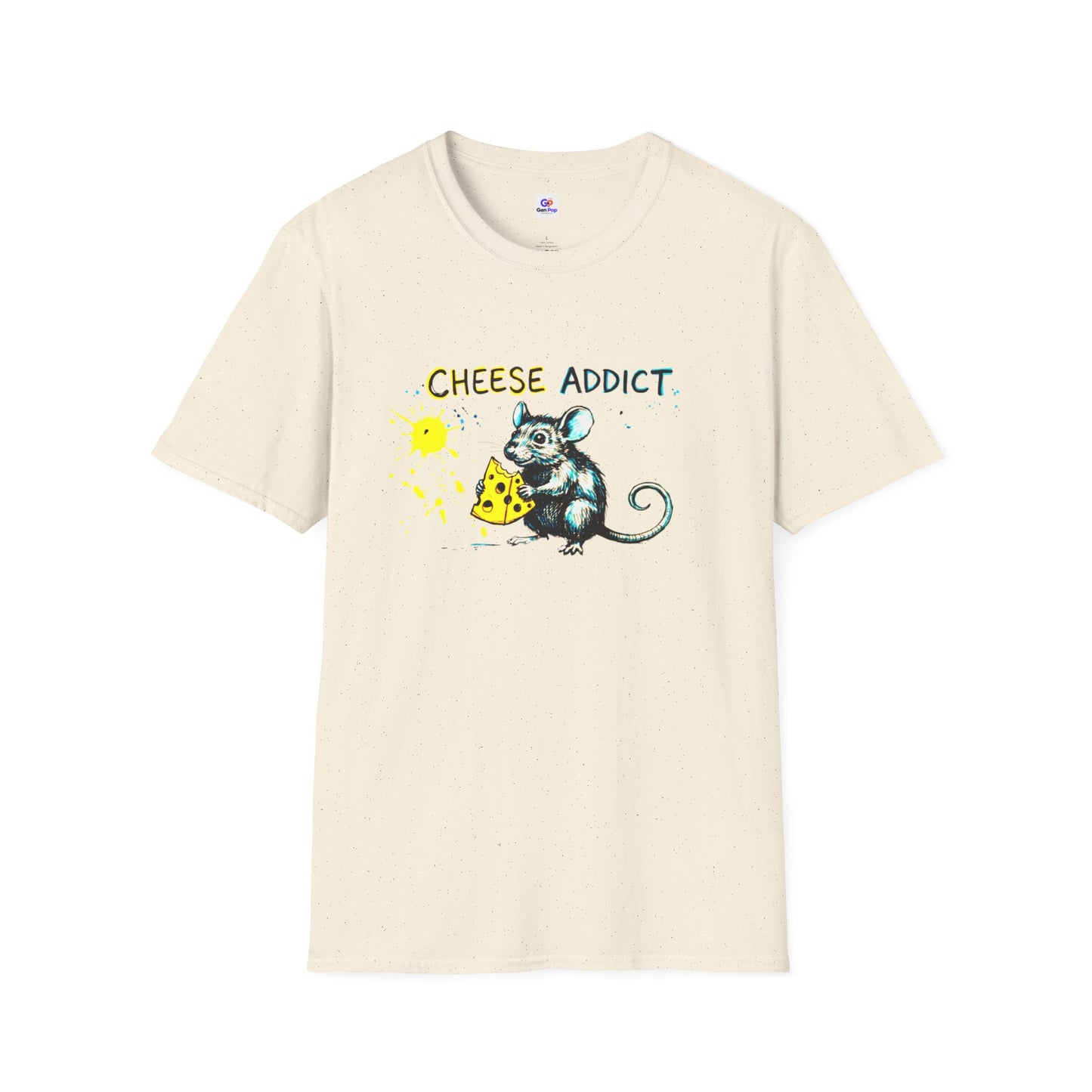 Cheese Addict Funny Softstyle Tee — Unique Gift for Food Lovers and the Hustlers