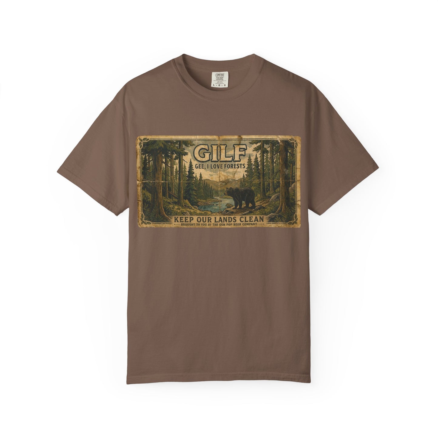 GILF Bear Unisex Garment-Dyed T-shirt