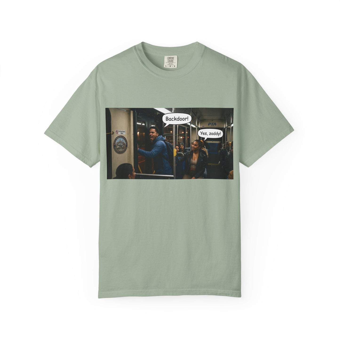 Backdoor Unisex Garment-Dyed T-shirt