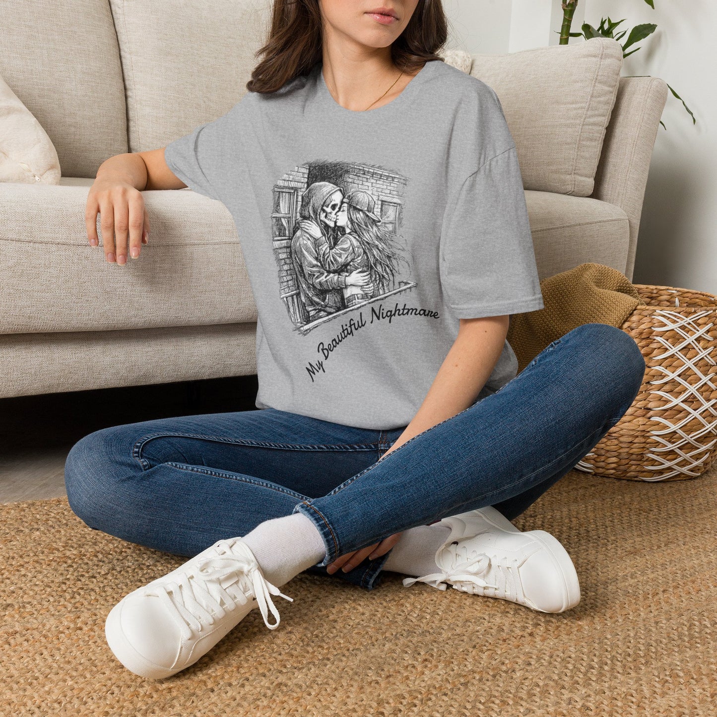 My Beautiful Nightmare Graphic Softstyle Tee — Unique Gift for Him or Her