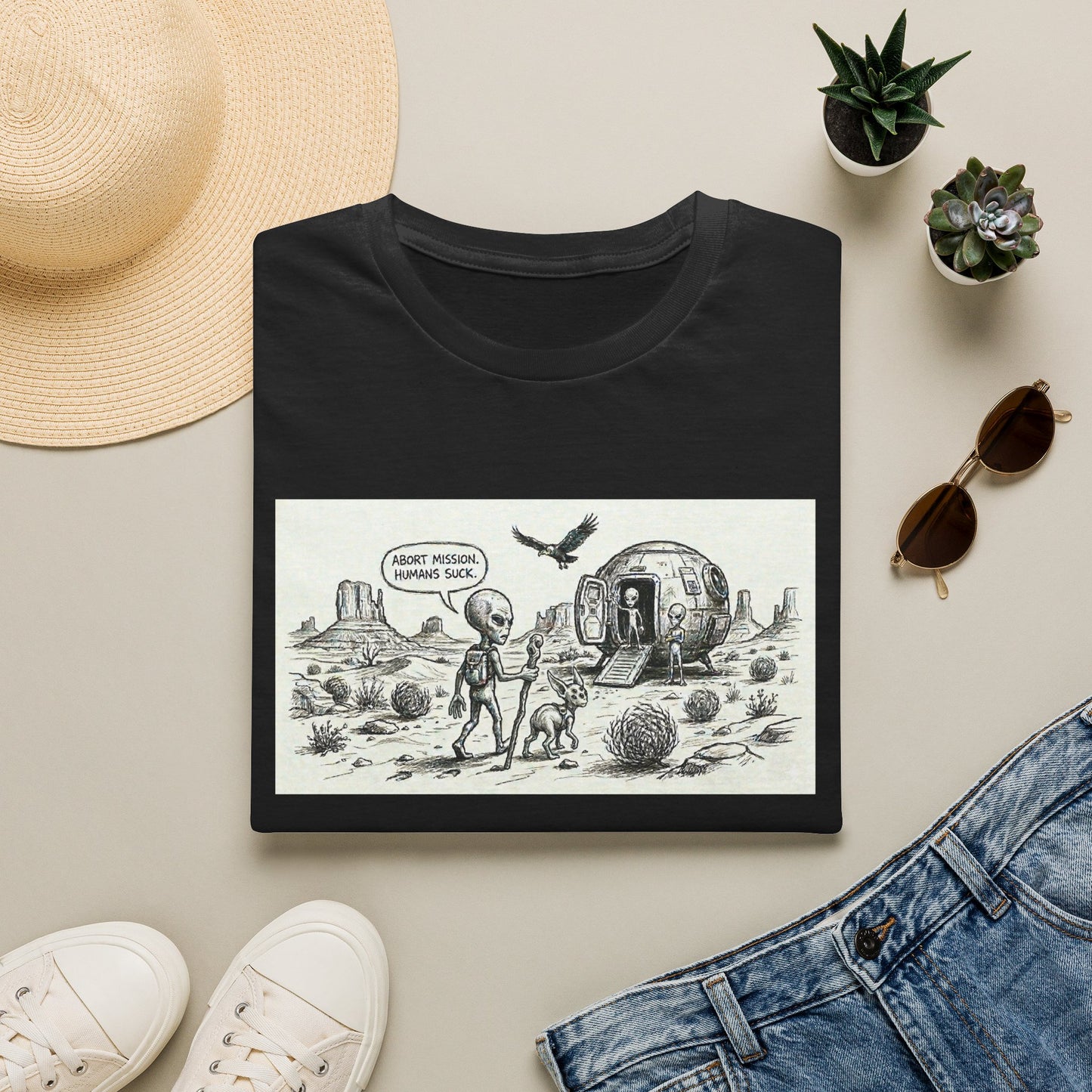 Abort mission! Unisex Softstyle T-Shirt