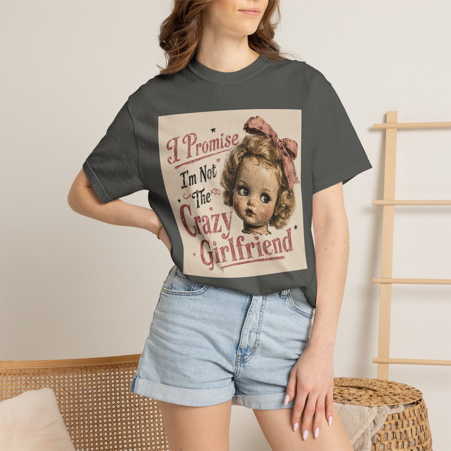 Crazy Girlfriend Unisex Garment-Dyed T-shirt