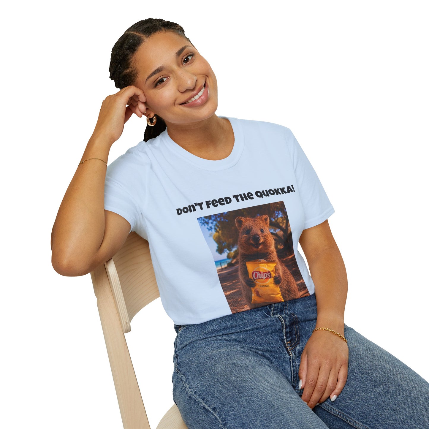 Quokka Funny Graphic Softstyle Tee — Unique Animal Lover Gift