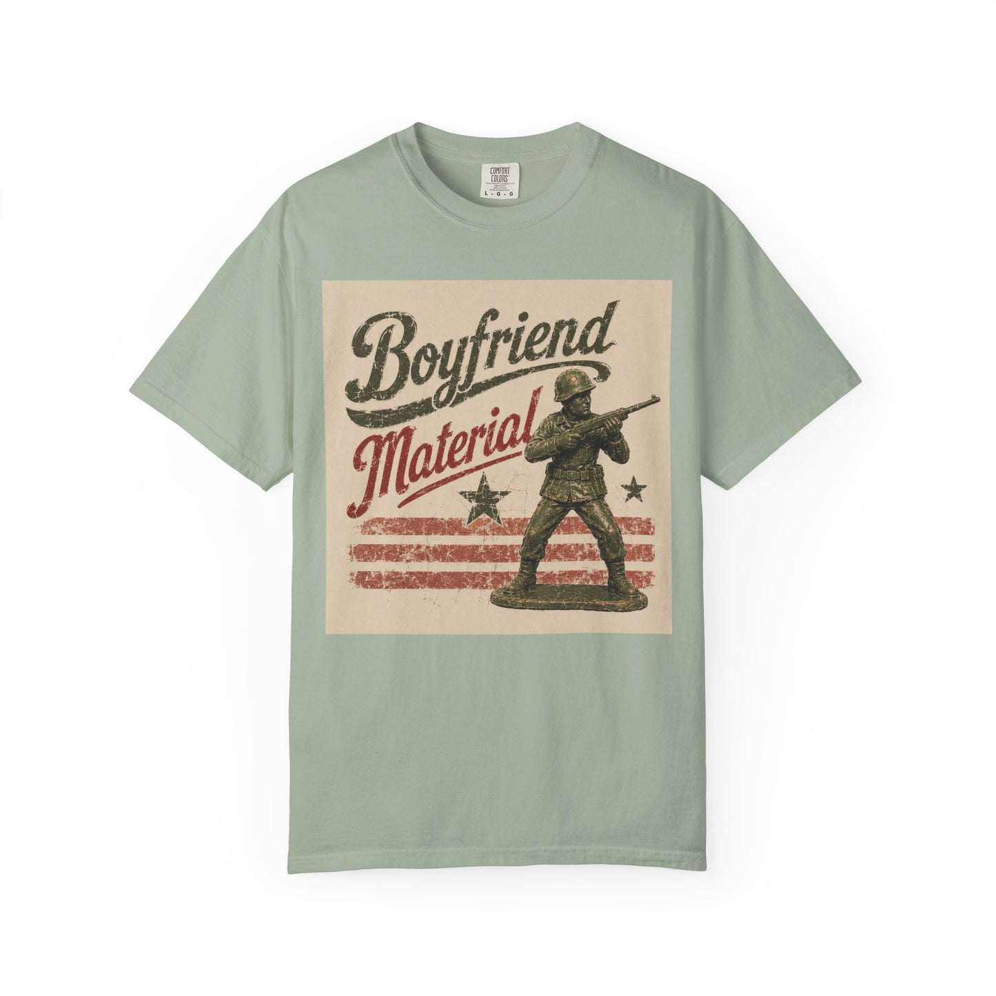 Boyfriend Material Unisex Garment-Dyed T-shirt